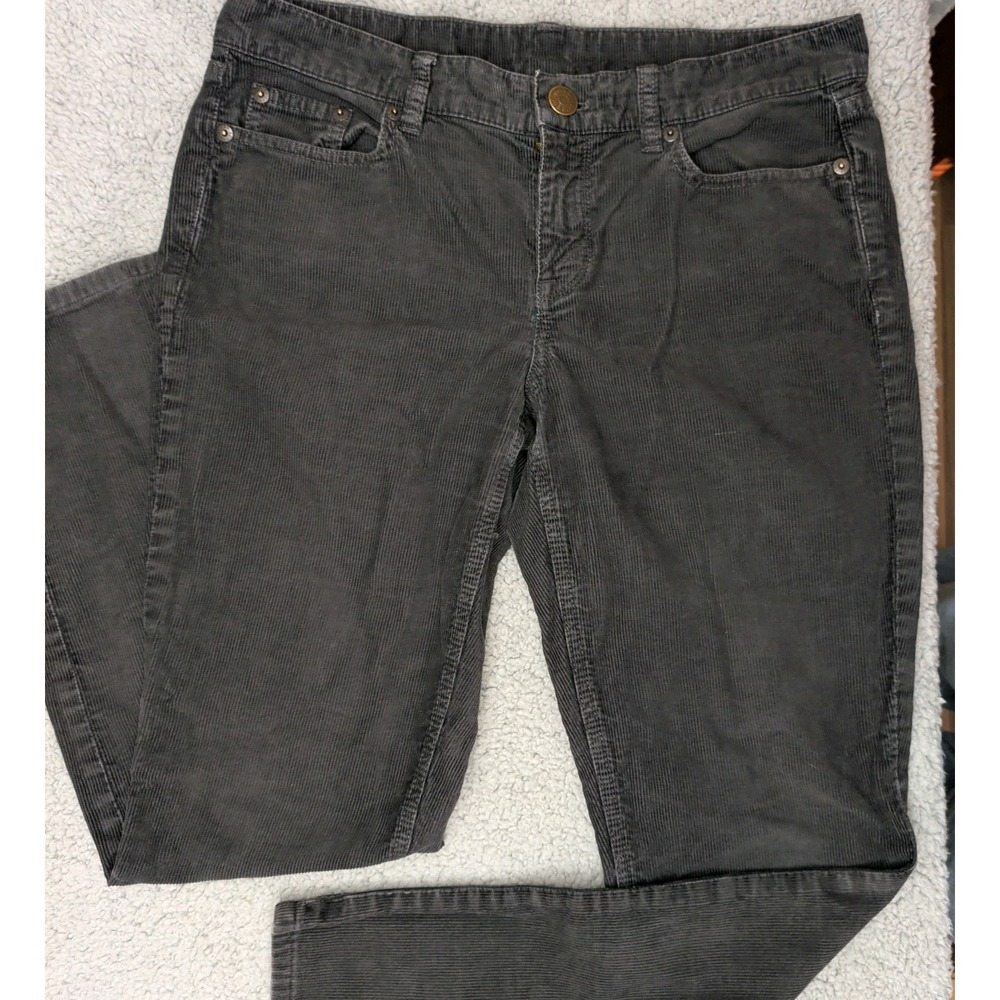J. Crew Gray VTG Matchstick Skinny Leg Corduroy 28R City Fit Women's Pants